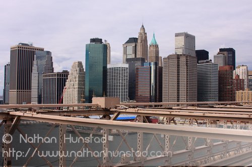 Lower Manhattan from the Brooklyn Bridge